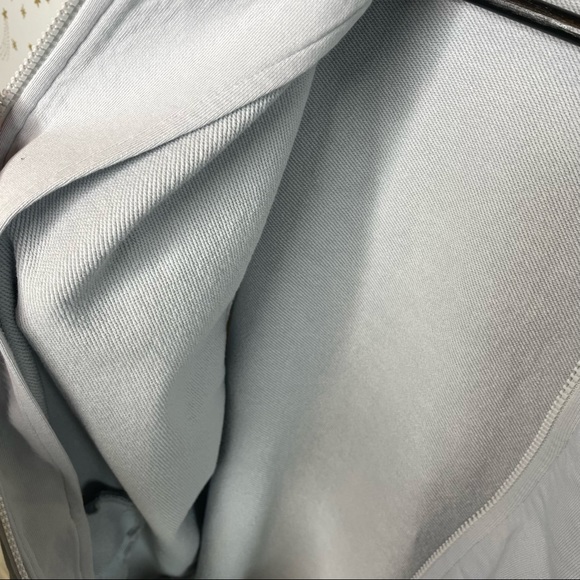 Outdoor Voices | Pickup Bomber Jacket Pastel Blue White Track Jacket Size XL - Picture 9 of 11